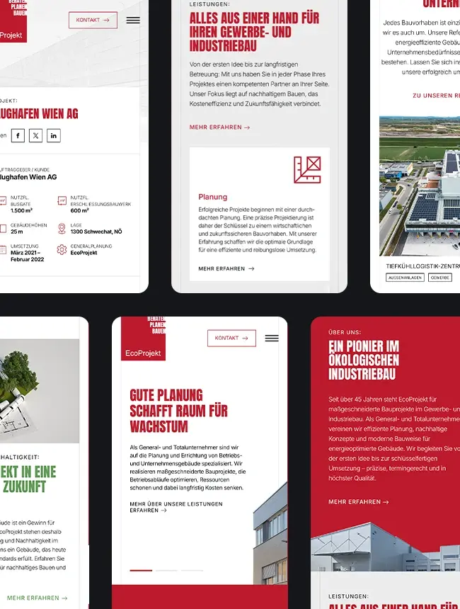 EcoProjekt Web Mobile