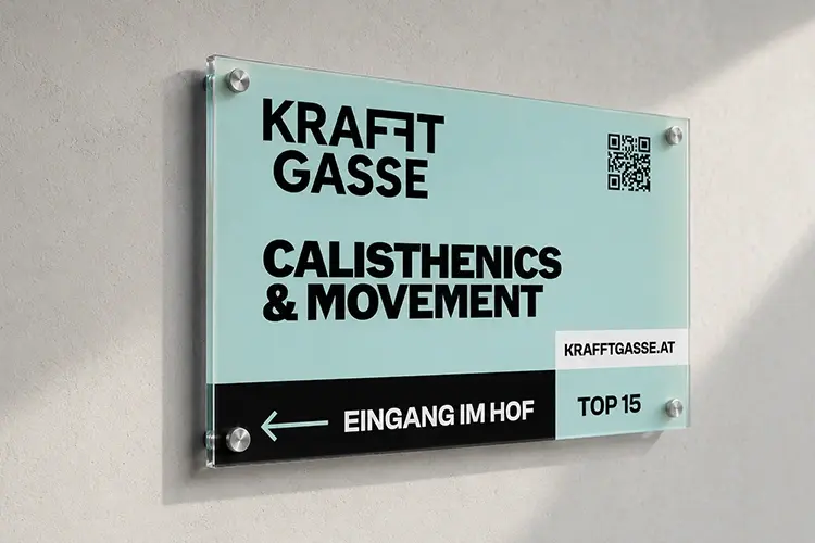 Krafftgasse Studio Schild