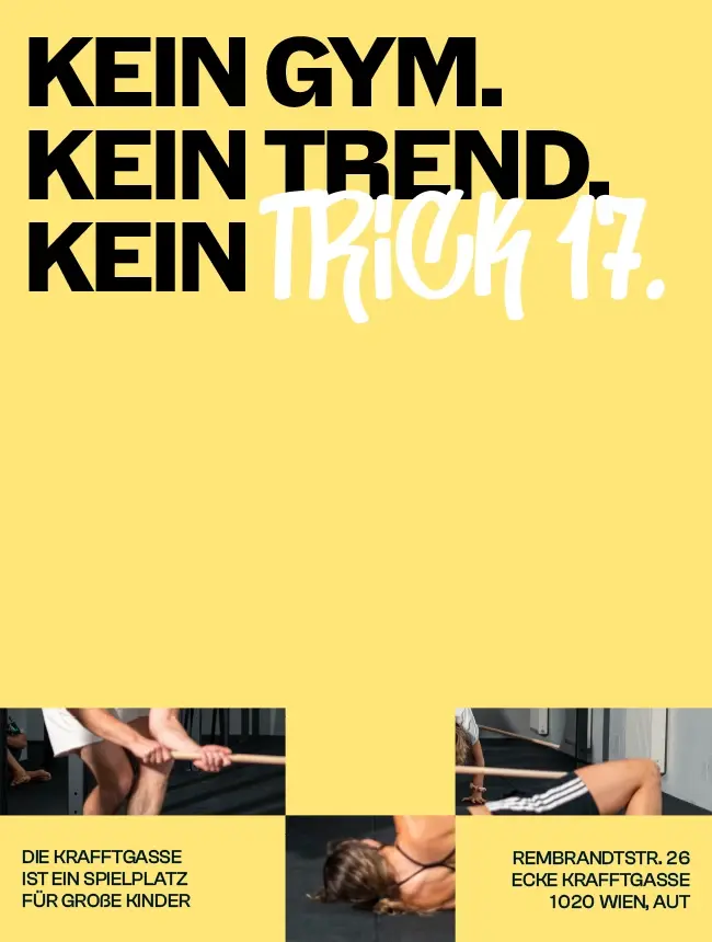 Krafftgasse Poster Gelb