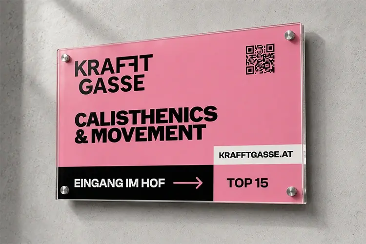 Krafftgasse Schild
