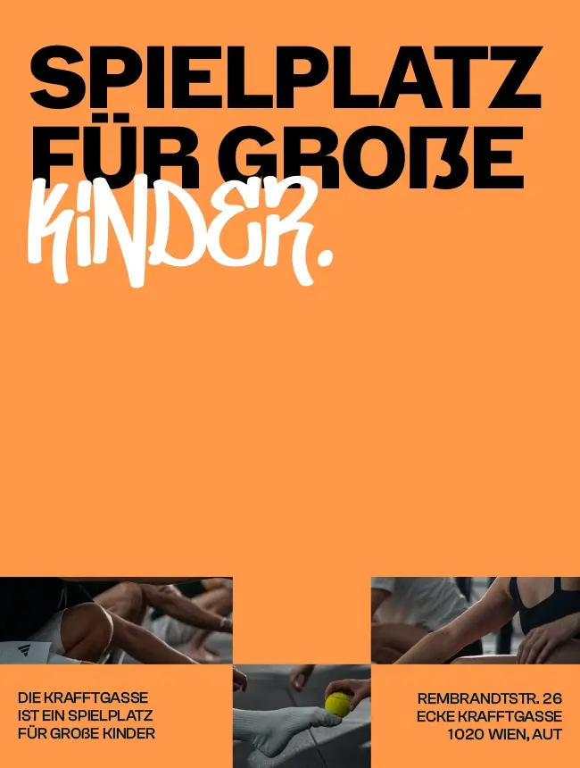 Krafftgasse Poster Orange