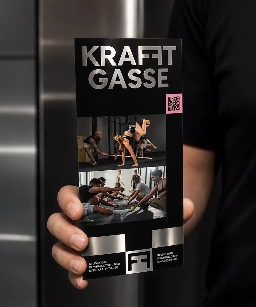 Krafftgasse Flyer Vorderseite