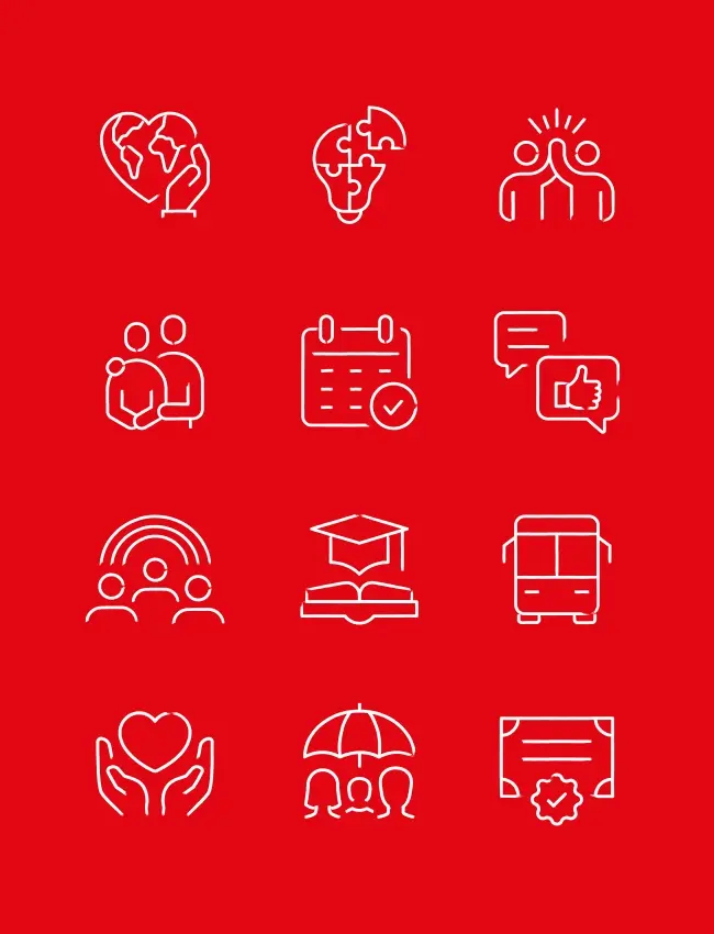 Kinderhospiz Icon-Set