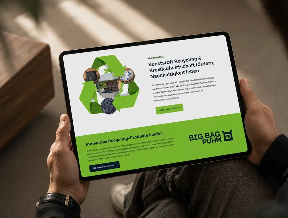 Puhm Webdesign Tablet