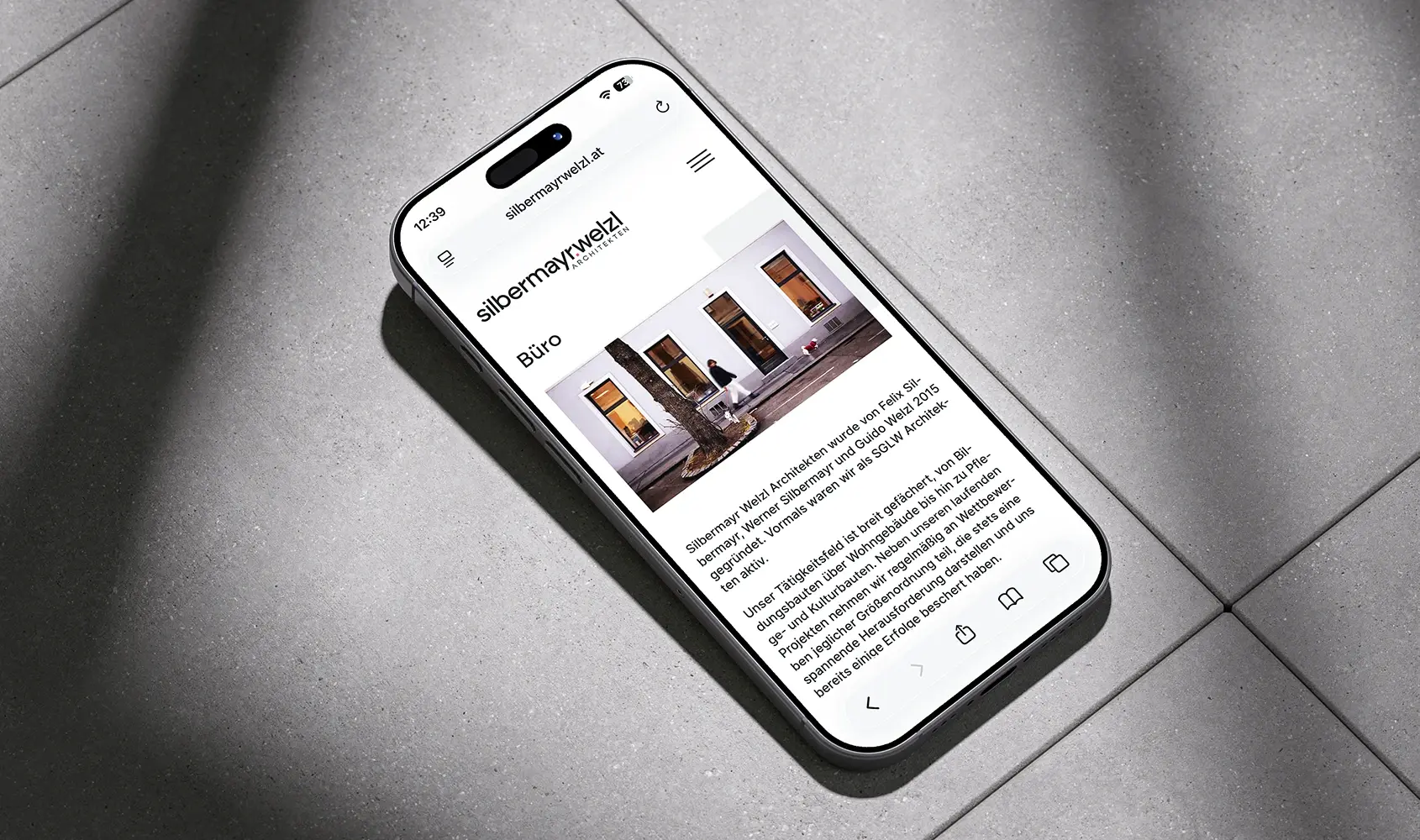 Silbermayr Welzl Webdesign Mobile Büro