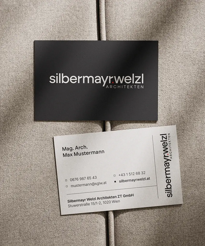 Silbermayr Welzl Visitenkarten