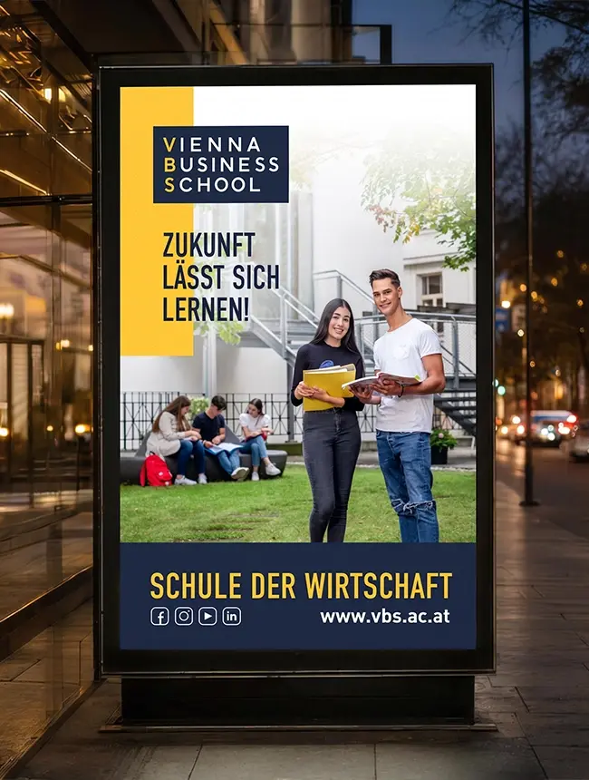 Vienna Business School Plakat