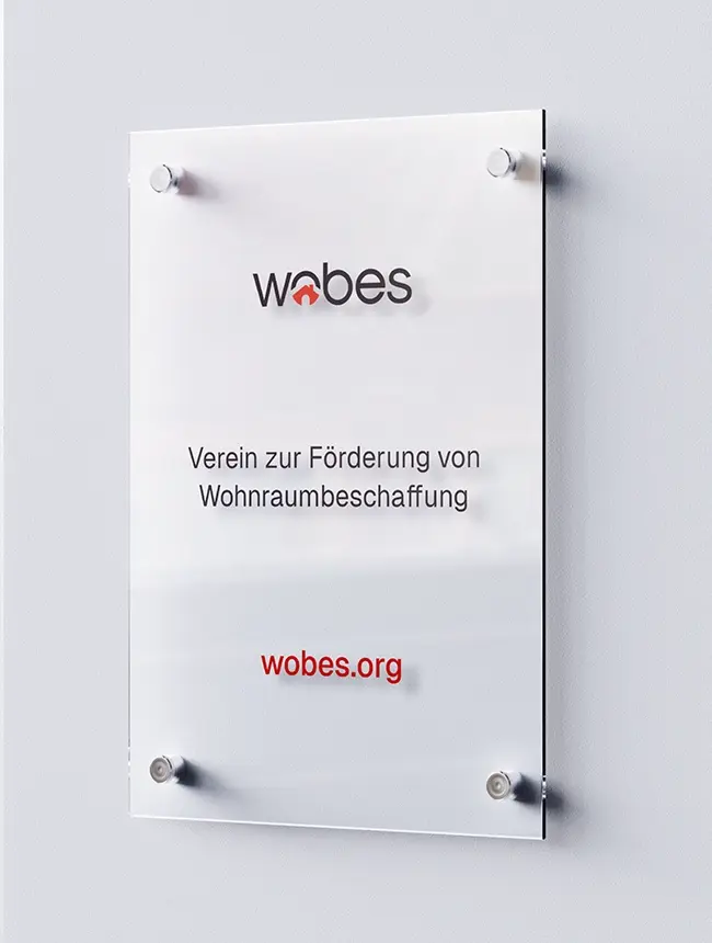 WOBES Schild Design