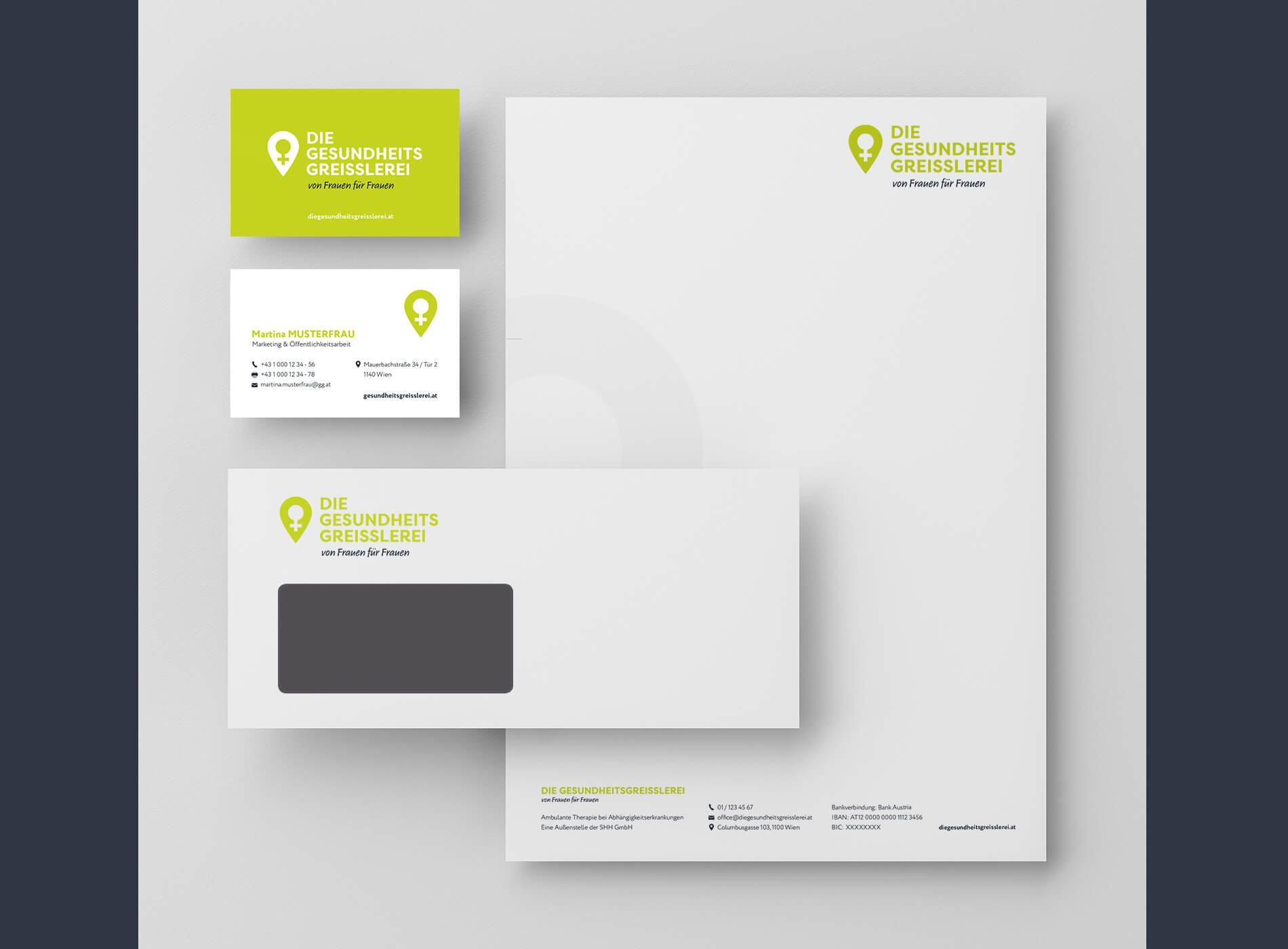 Die Gesundheitsgreisslerei Corporate Design