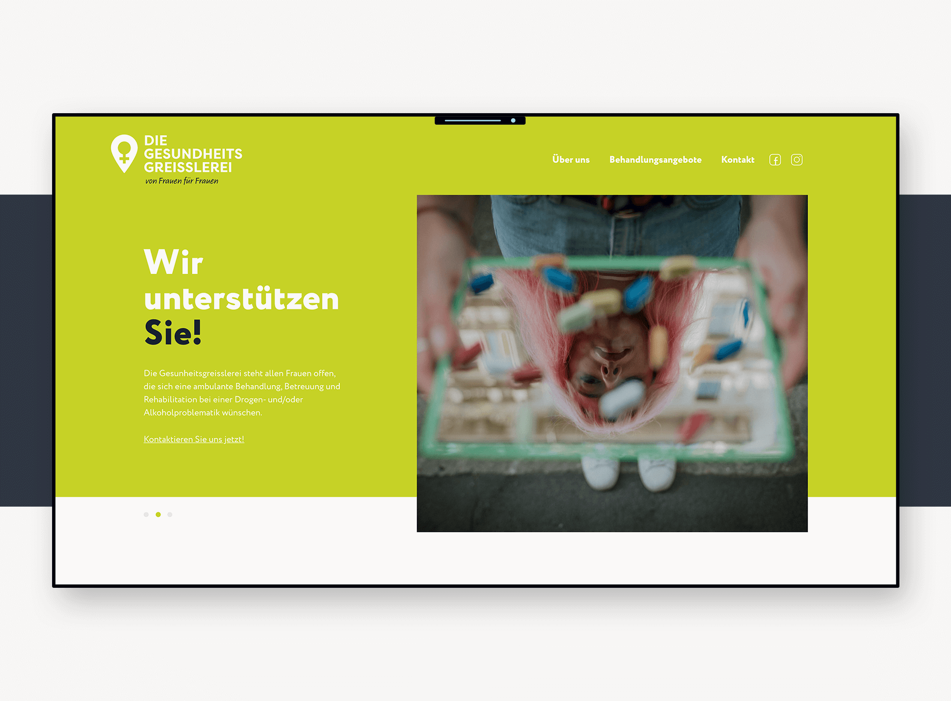 Die Gesundheitsgreisslerei Webdesign