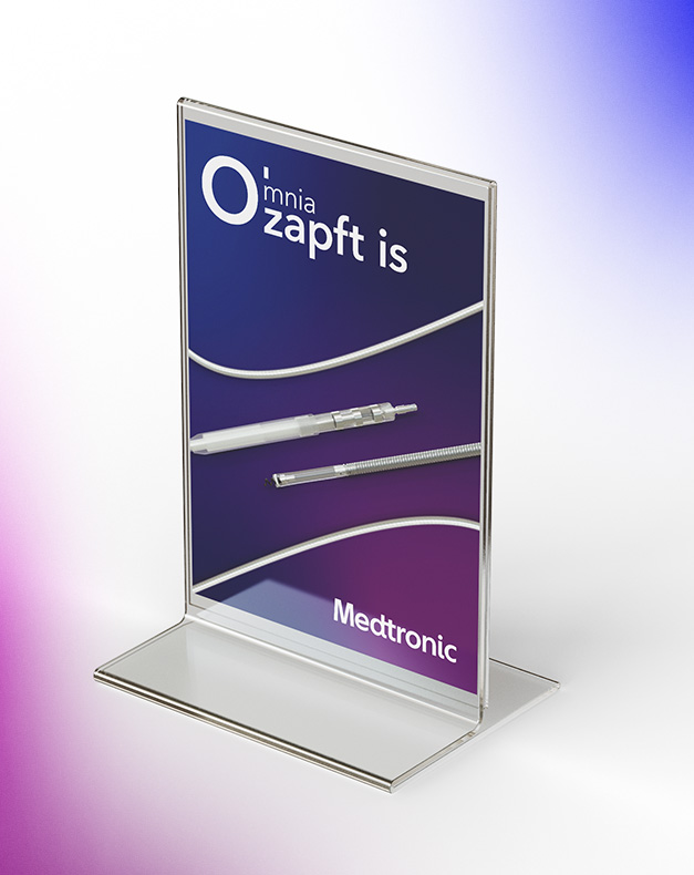 Medtronic Aufsteller