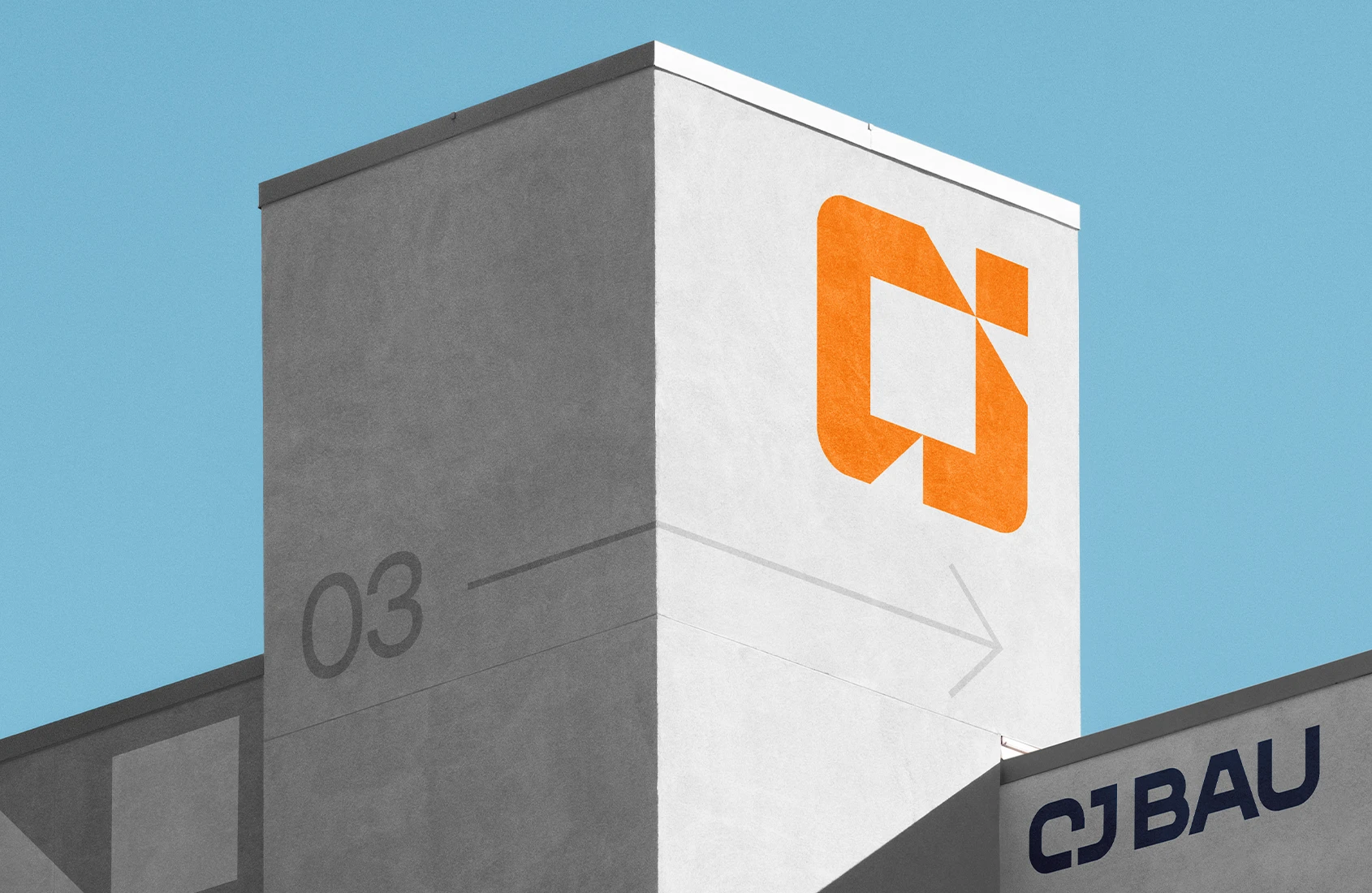 CJ BAU Logo Gebäude