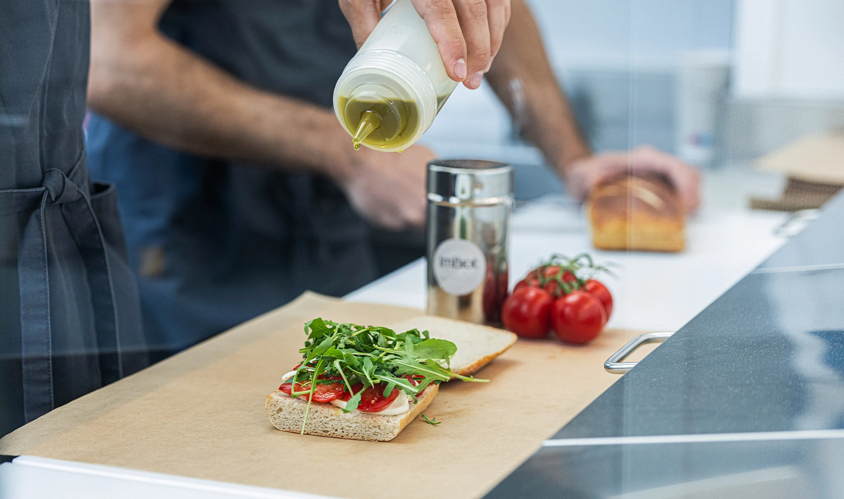 imBrot Zubereitung Sandwich