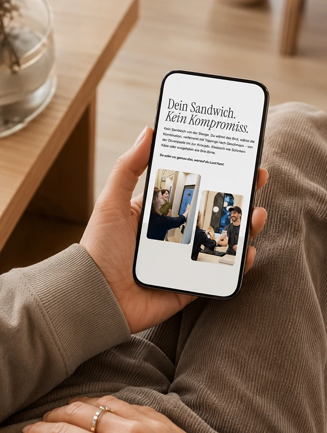 imBrot Webdesign Mobile
