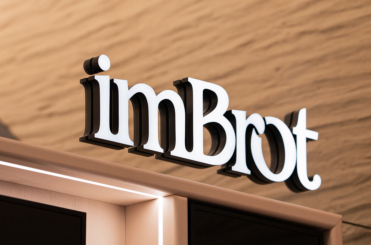 imBrot Logo Schild