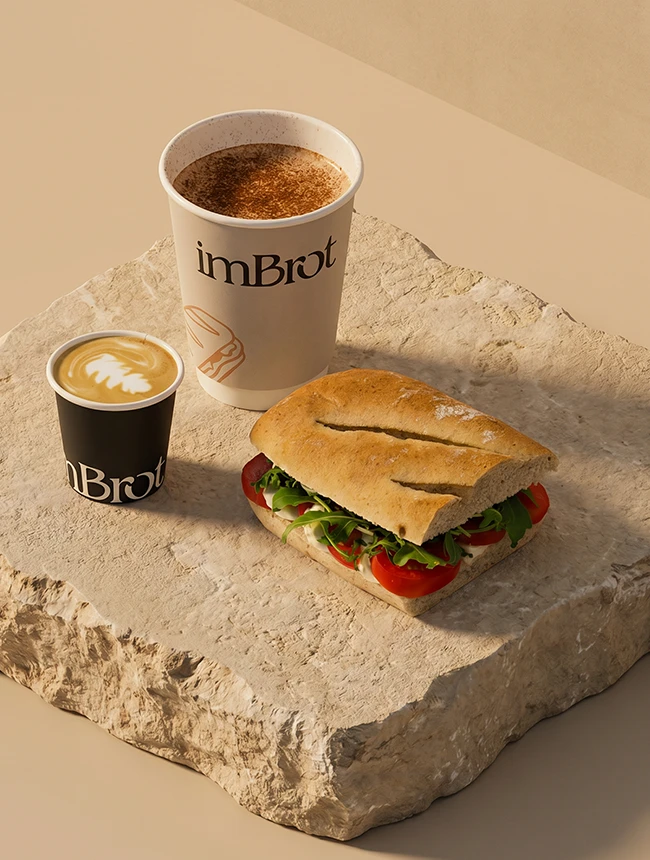 imBrot Sandwich Kaffee