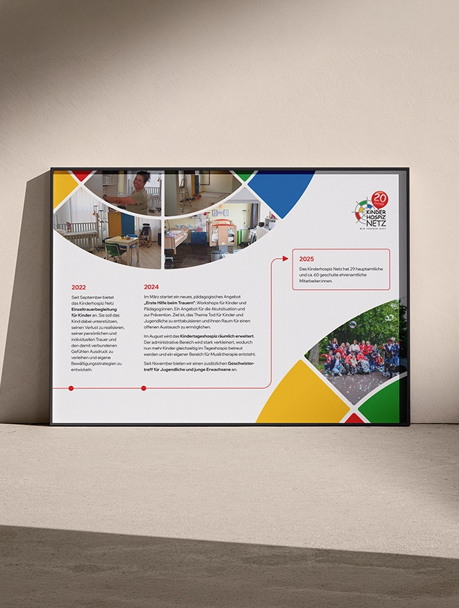 Kinderhospiz Netz Plakat Querformat