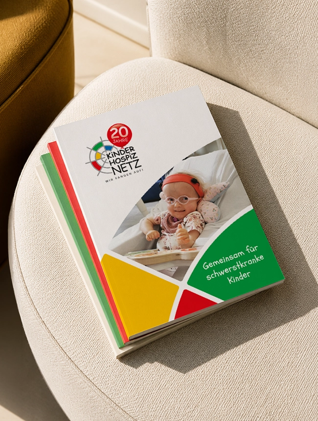 Kinderhospiz Netz Broschüre Cover