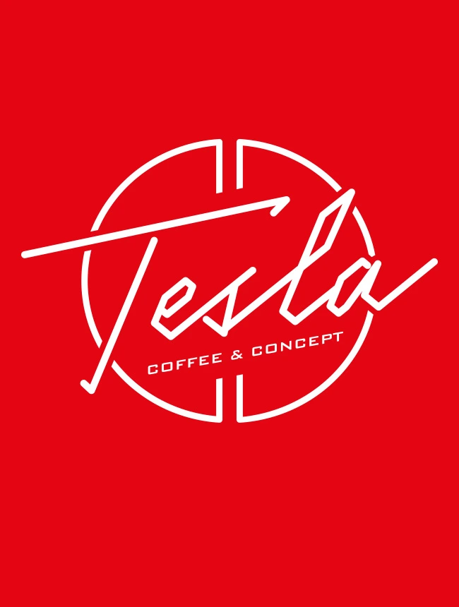 Tesla Coffee Logo