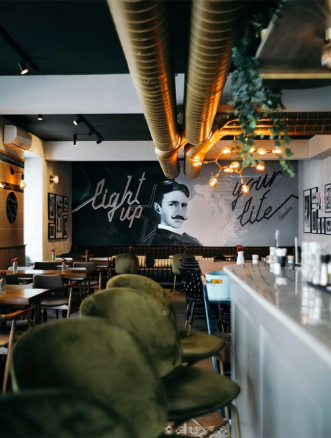 Tesla Pizza Restaurant