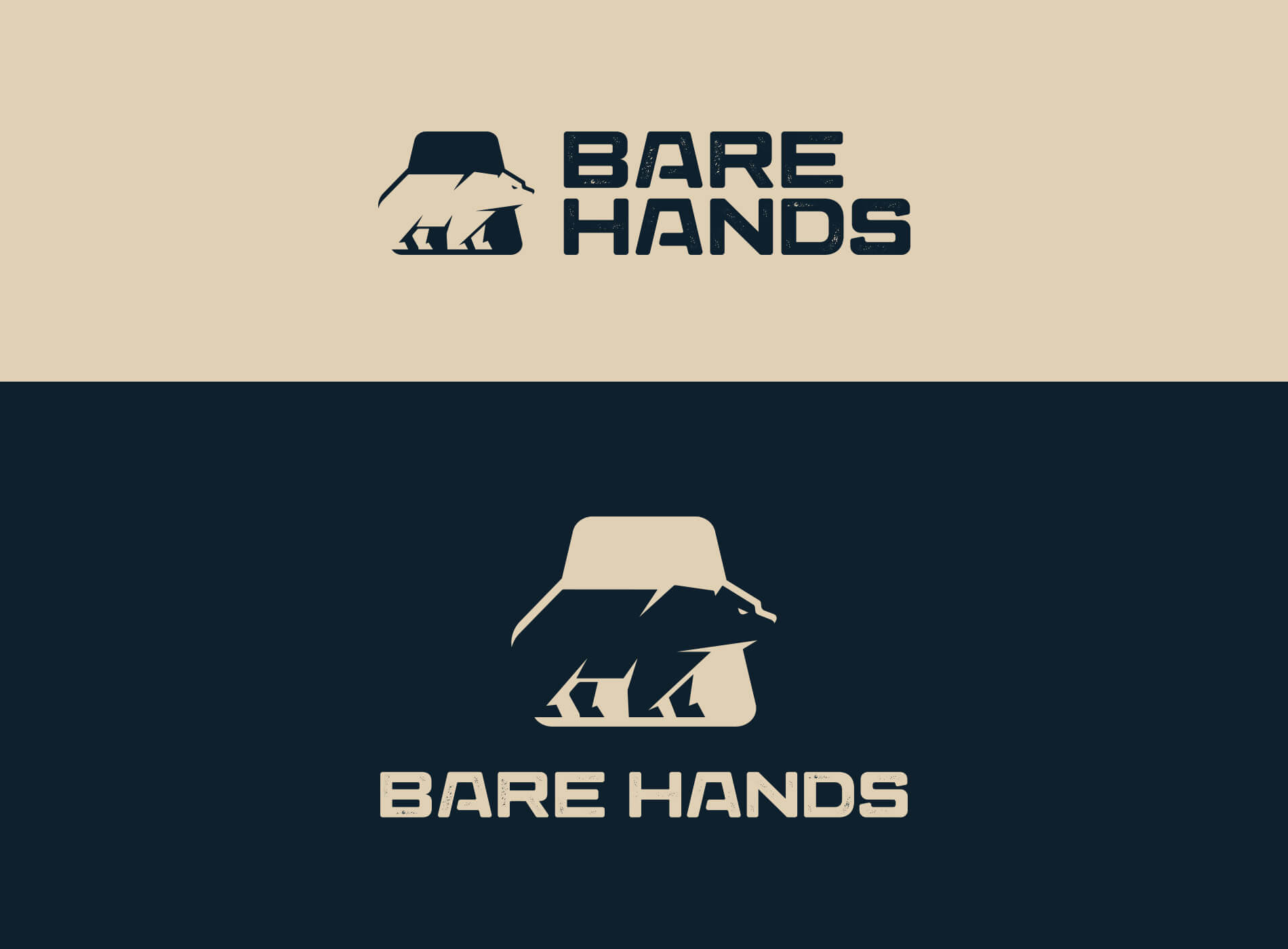 Bare Hands Logo Grafikdesign