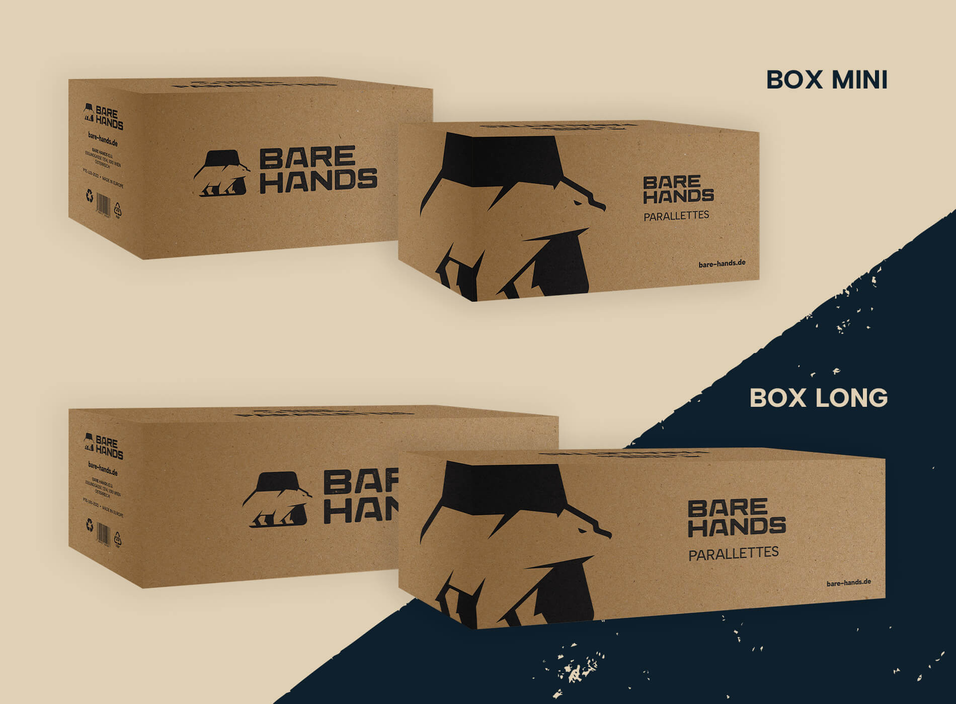 Bare Hands Box Grafikdesign