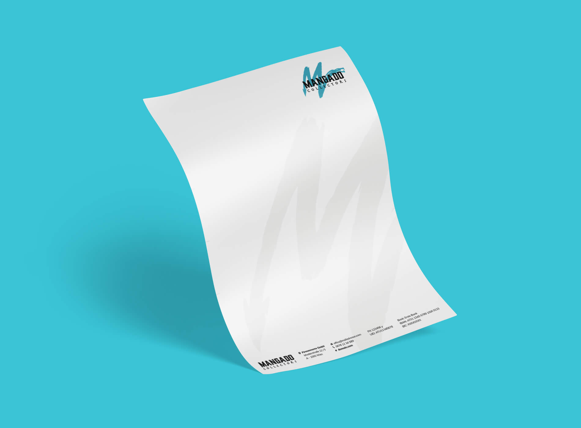 Mangado Collectors Briefpapier Grafikdesign
