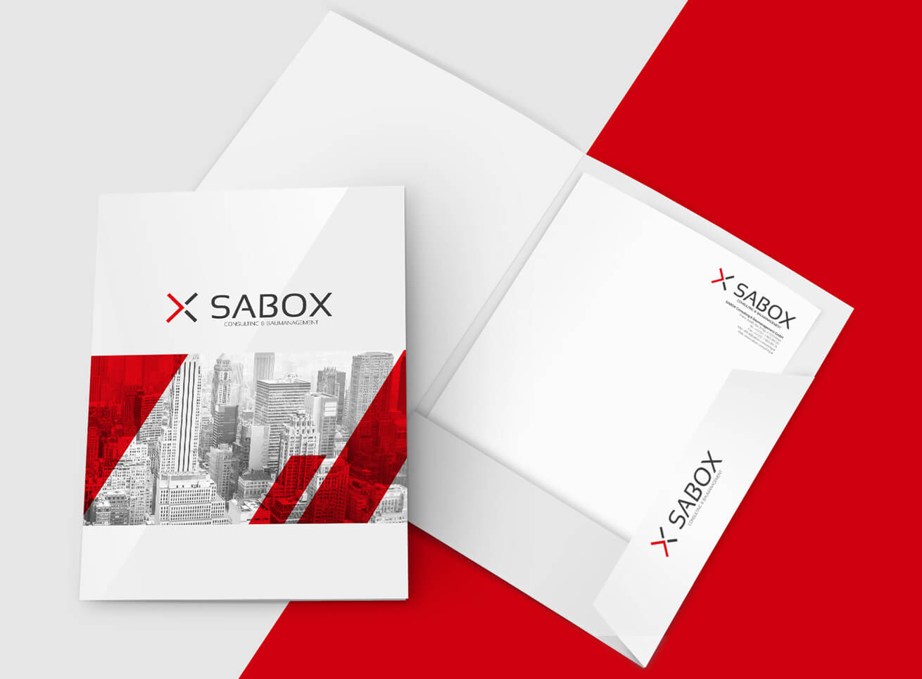 Sabox Folder Grafikdesign