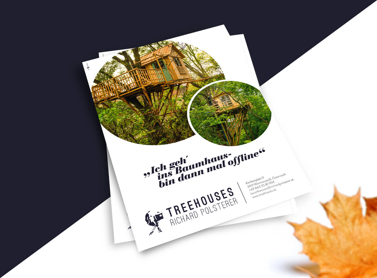 Treehouses Poster Grafikdesign