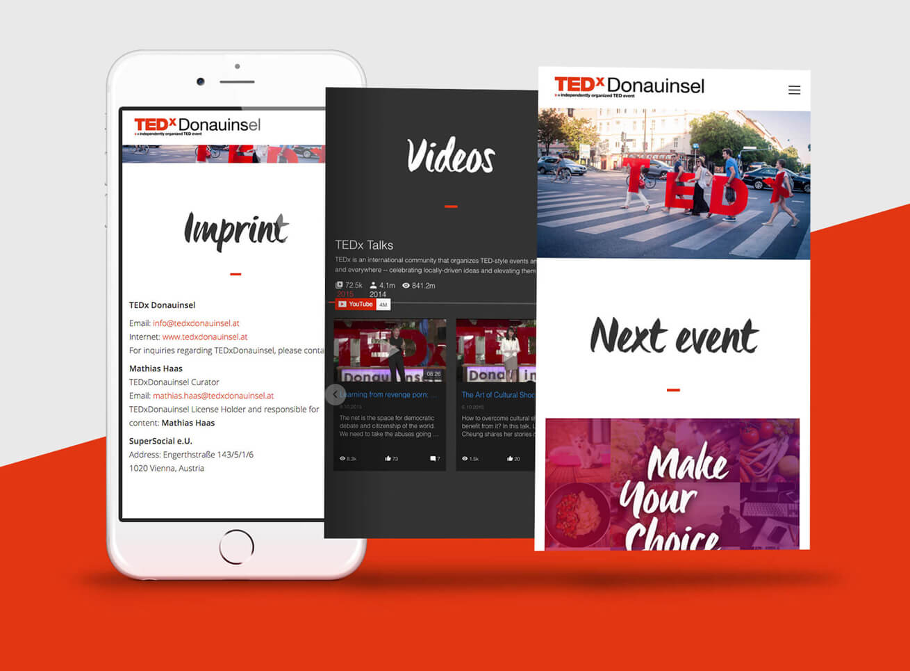 TEDx Web Grafikdesign