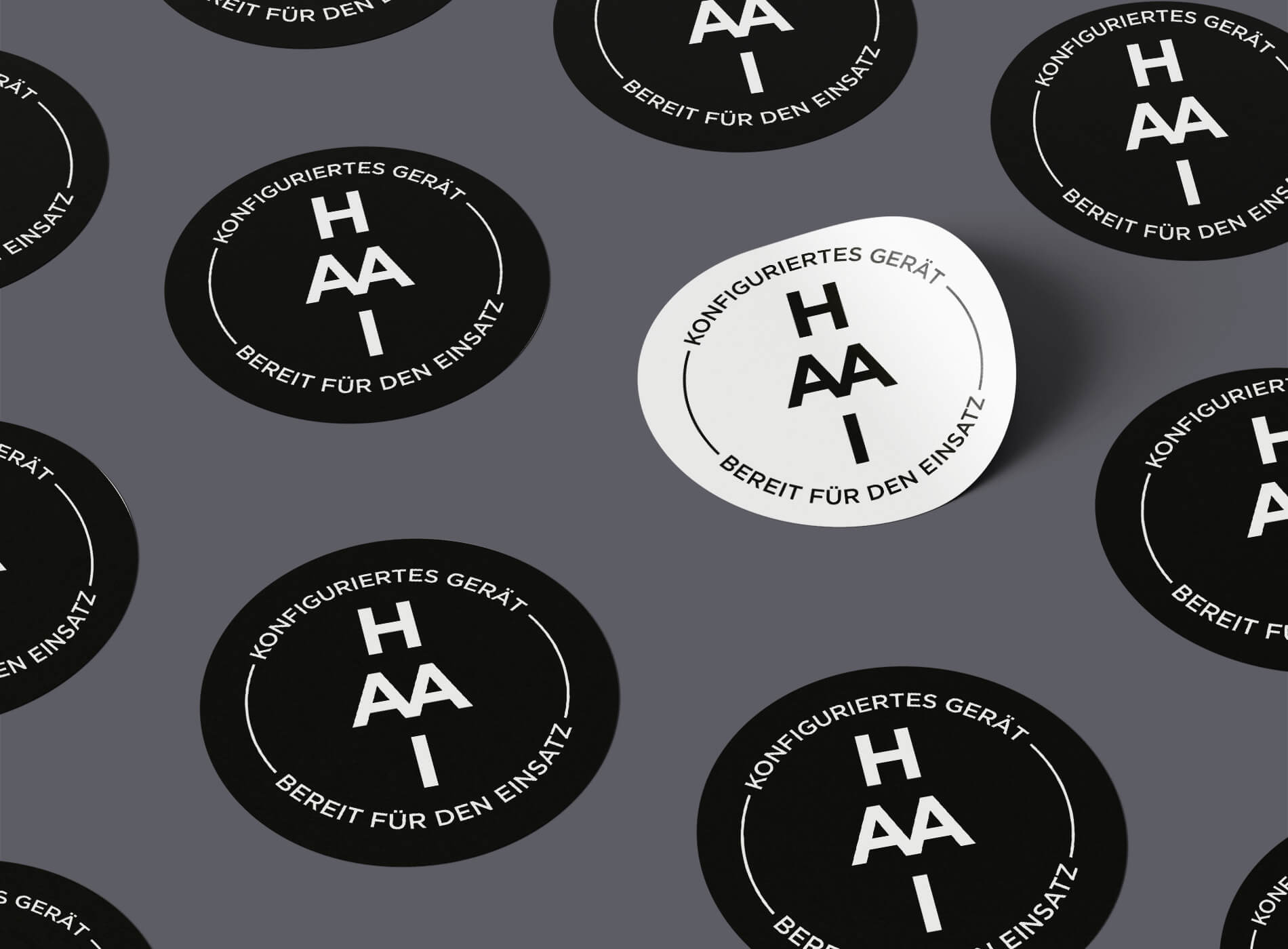 HAAI Sticker Grafikdesign