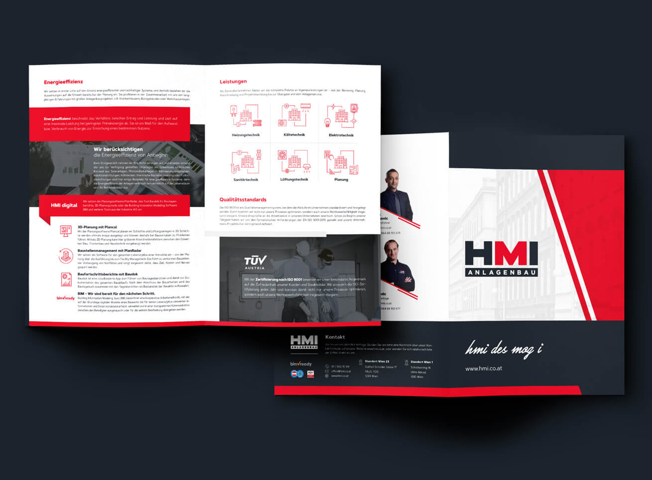 HMI Folder Grafikdesign