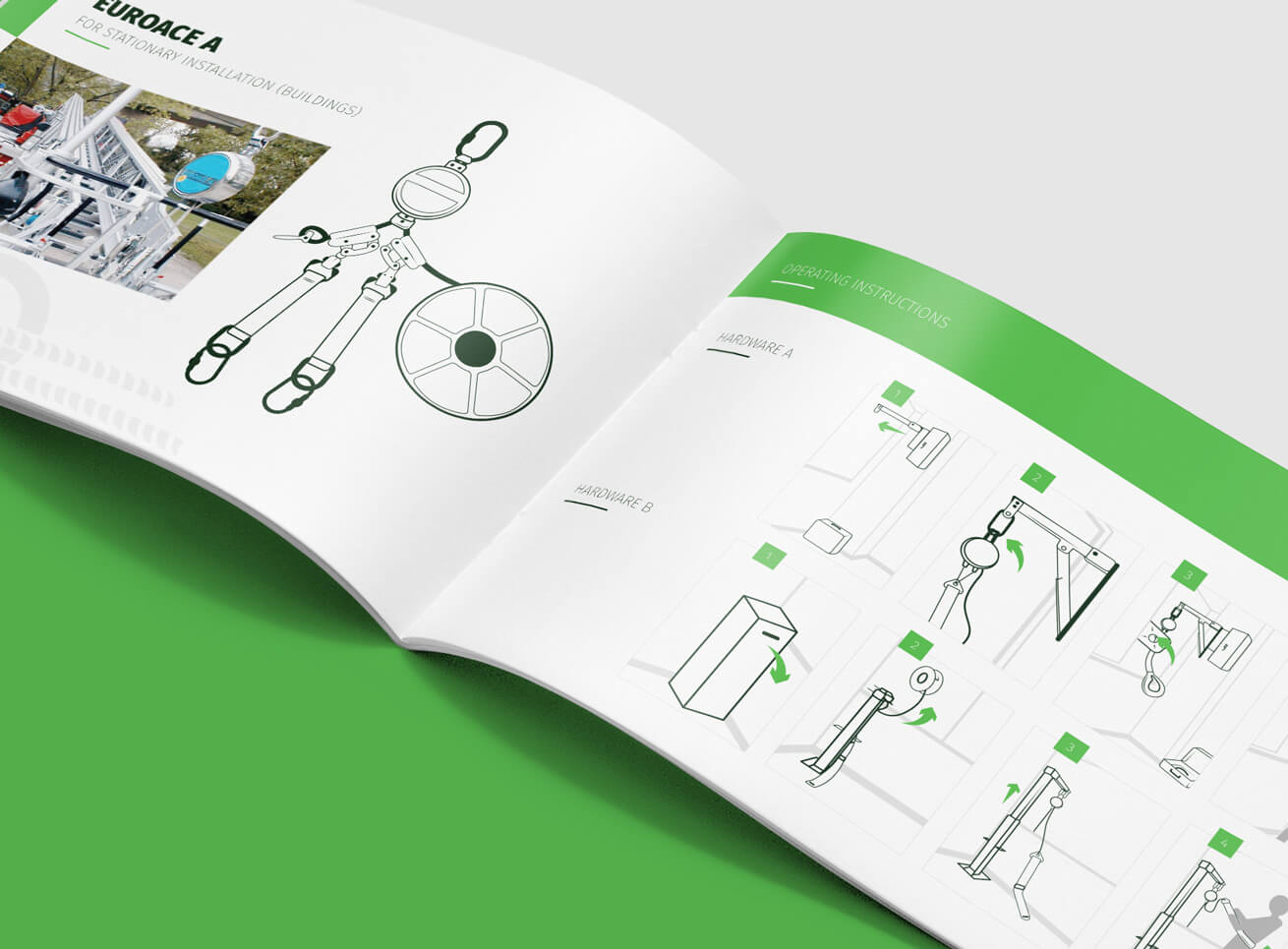 Hudec Euroace Broschüre Grafikdesign