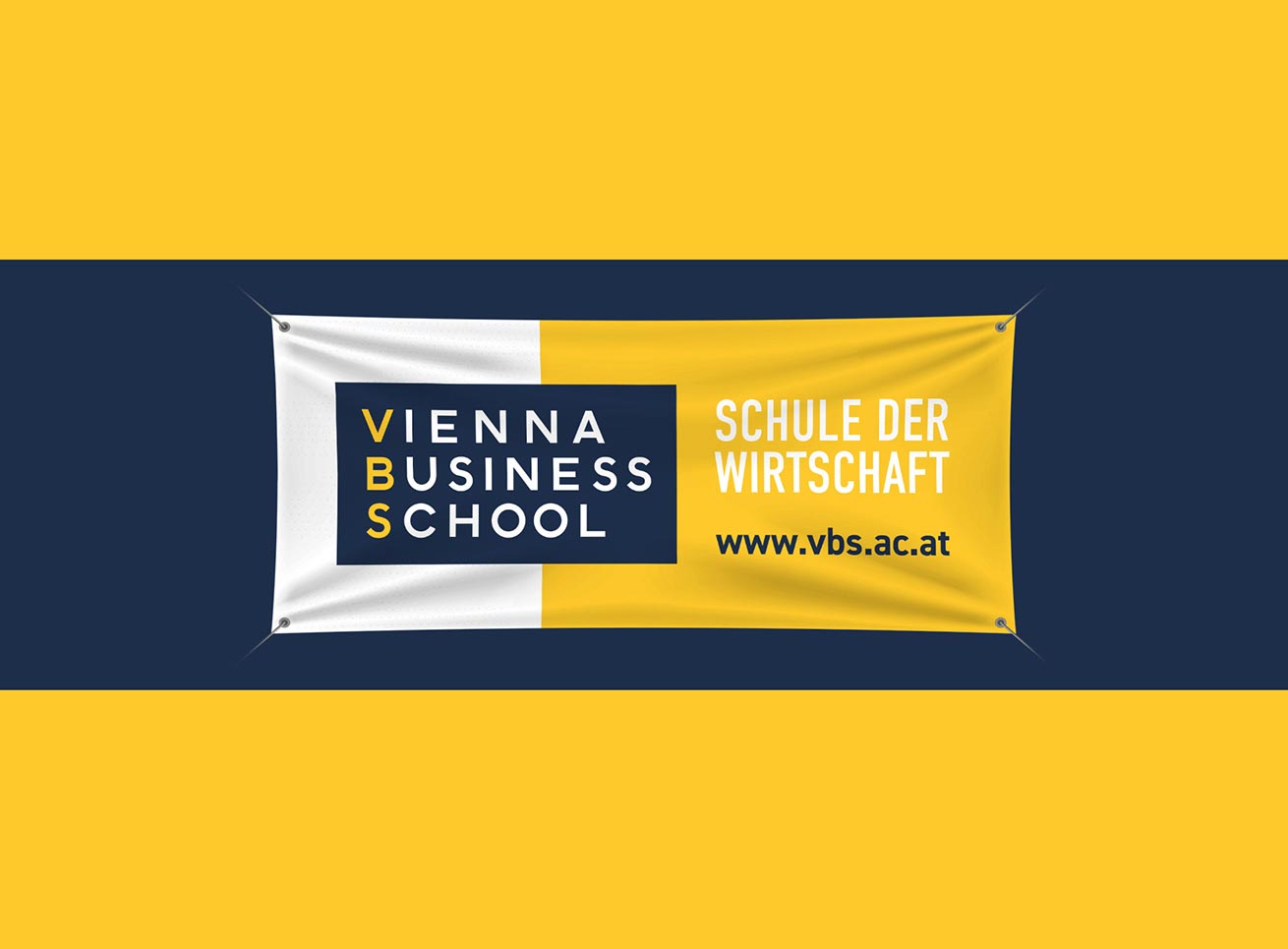 Vienna Business School Transparent Grafikdesign