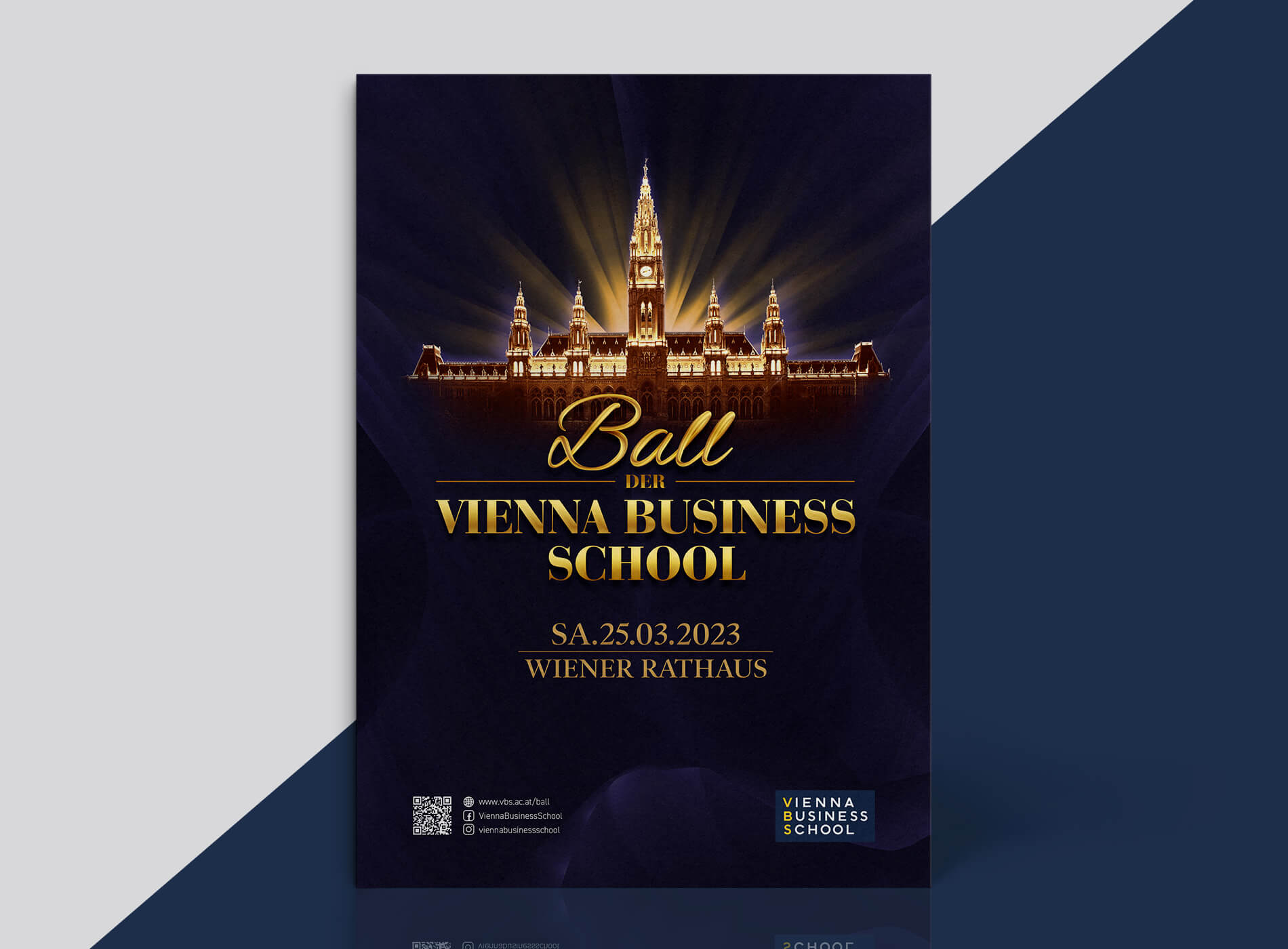 Vienna Business School Ball Plakat Plakat Grafikdesign