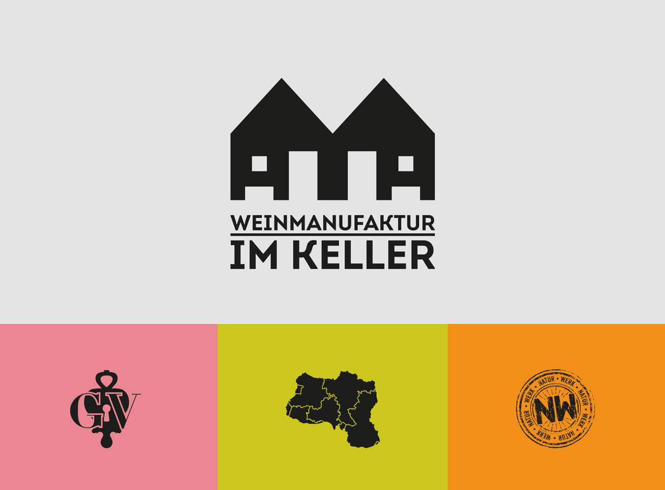 Wein im Keller Logos Grafikdesign